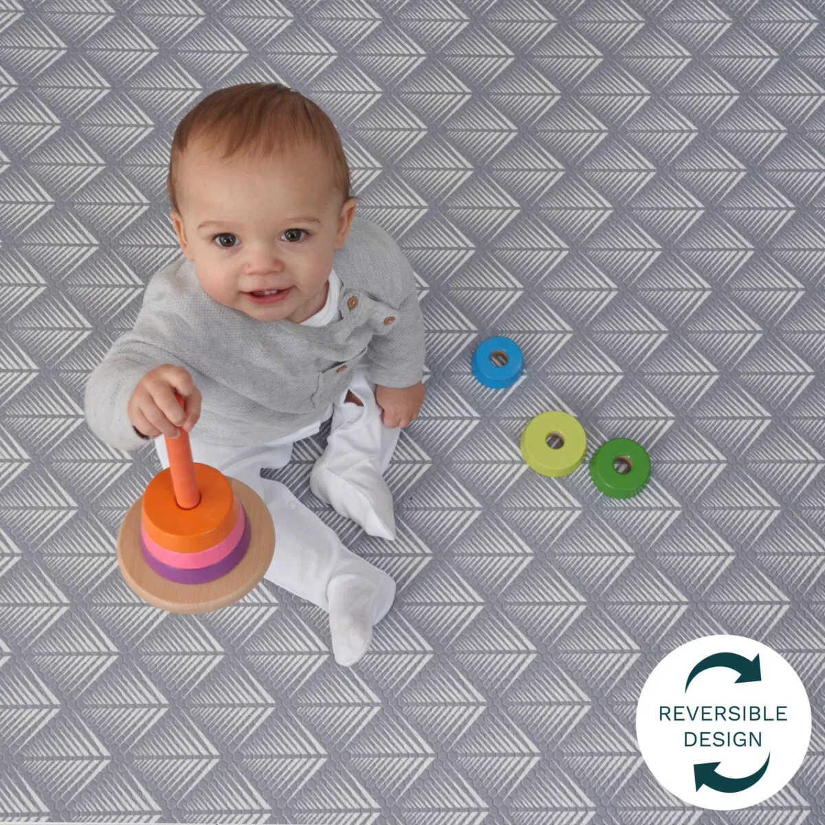 Tutti Bambini Luxury XL Reversible Playmat - 200cm x 140cm - Image 4