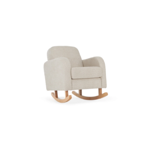 CuddleCo - Etta Boucle Nursing Chair - Mushroom
