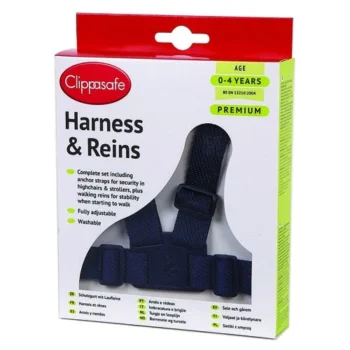 Clippasafe Premium Harness & Reins - Navy