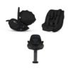 Silver Cross Glide Infant Carrier and Approach 360 & ISOFIX Base – Iconic Black