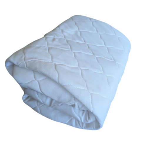 BreathableBaby 3‑in‑1 Fitted Mattress Protector – White (140 × 70 cm)